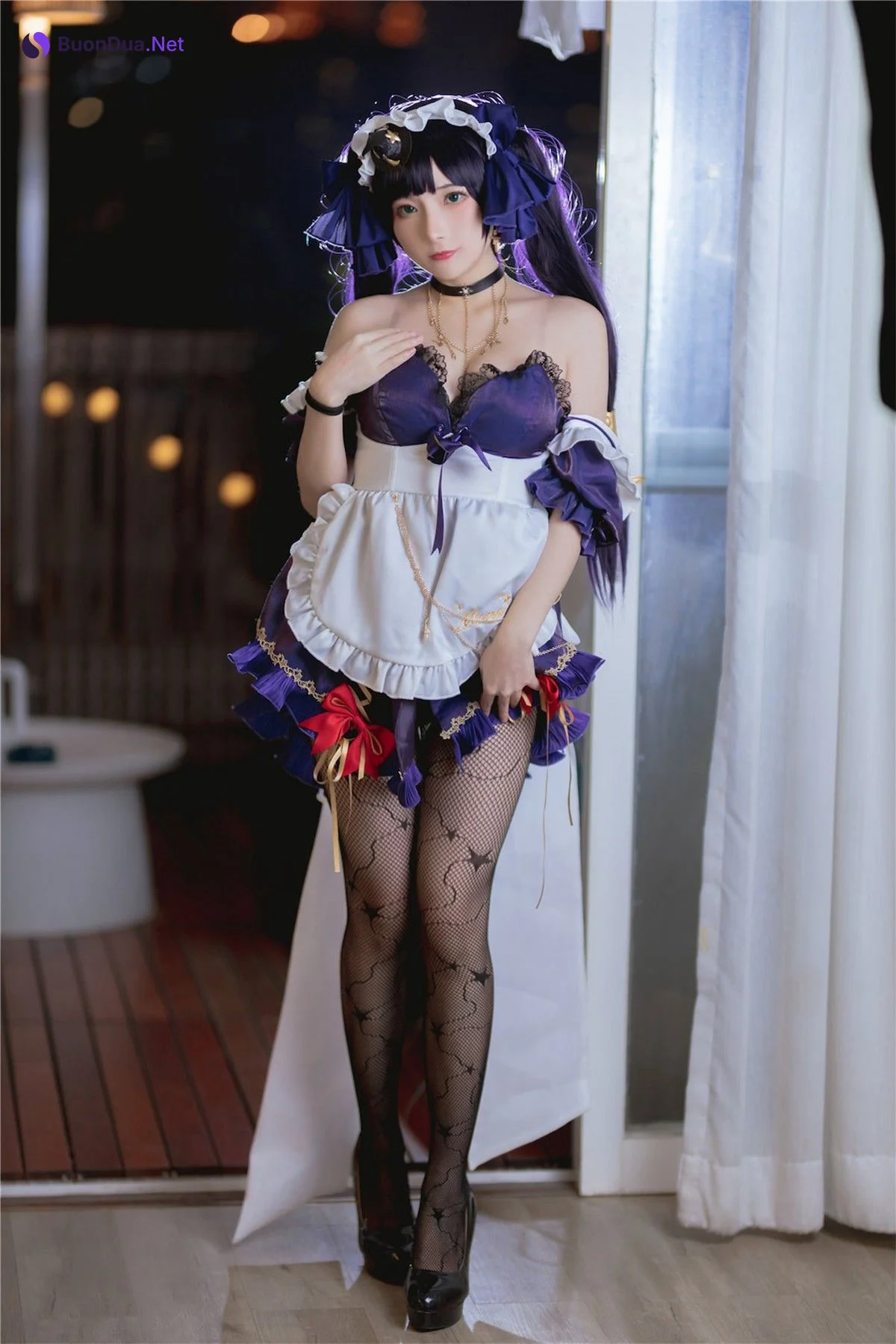 Cosplay 是三不是世 原神莫娜女仆 - Photo 19
