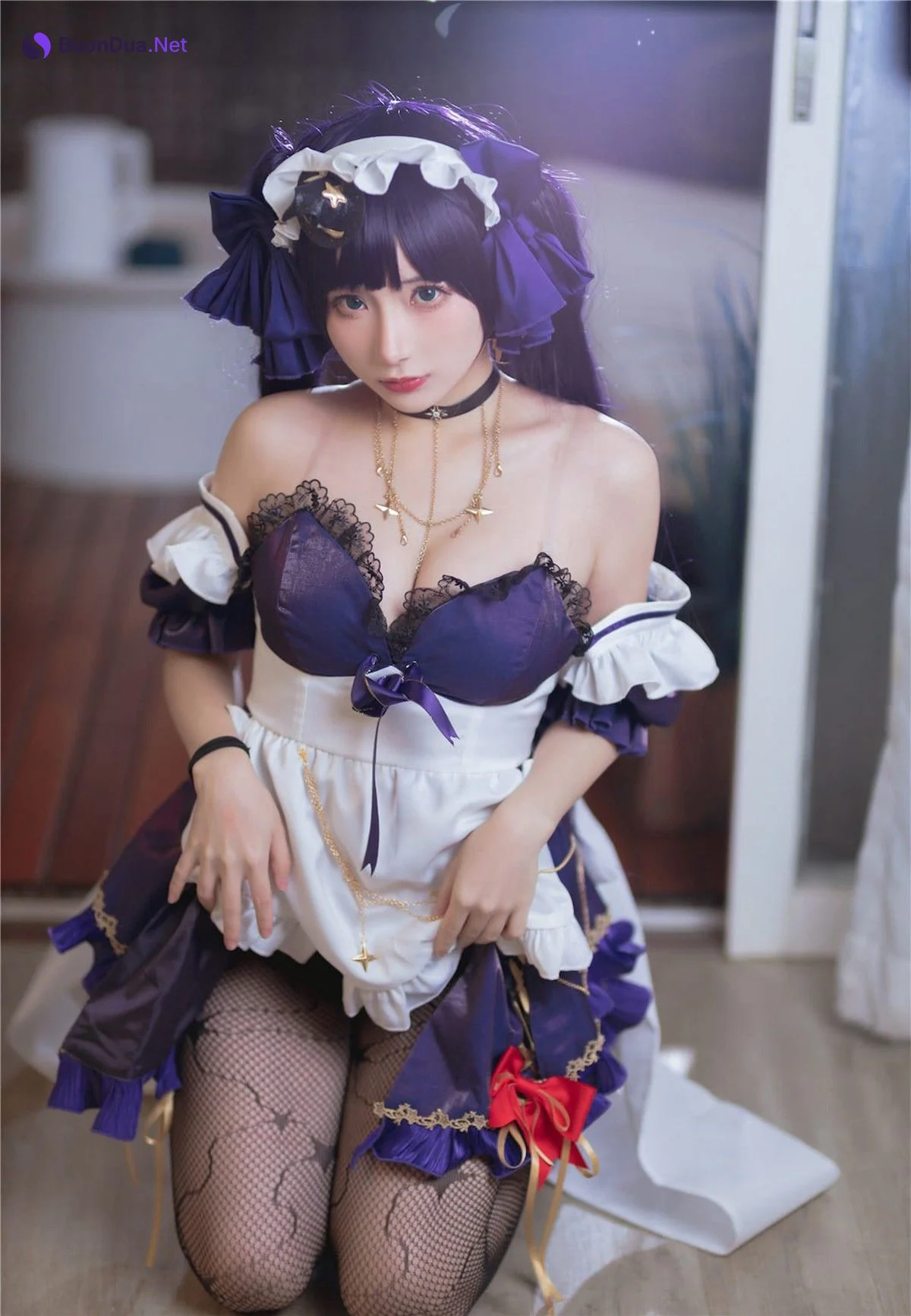 Cosplay 是三不是世 原神莫娜女仆 - Photo 2