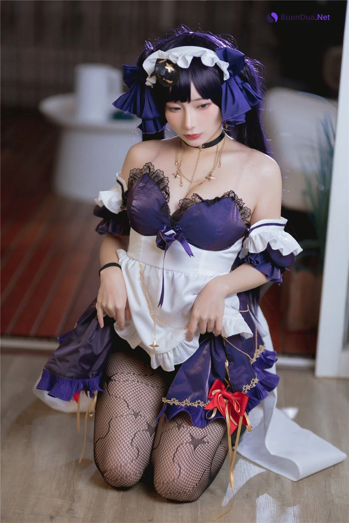 Cosplay 是三不是世 原神莫娜女仆 - Photo 20