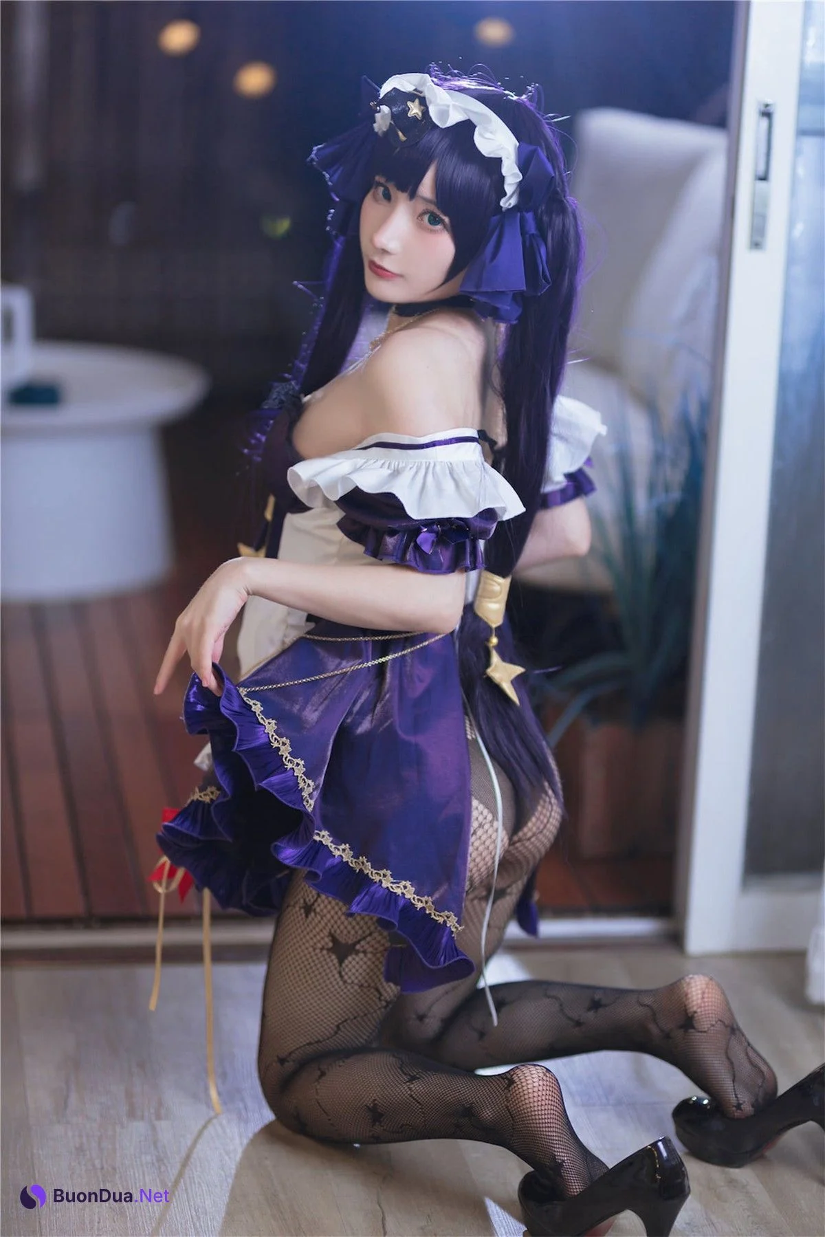 Cosplay 是三不是世 原神莫娜女仆 - Photo 3