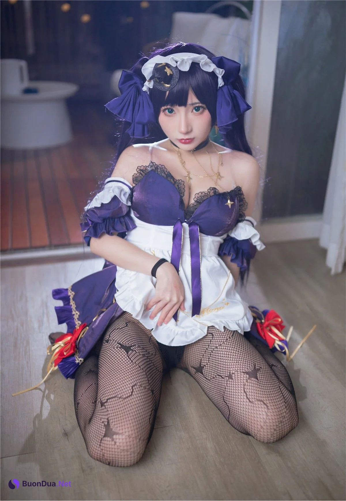 Cosplay 是三不是世 原神莫娜女仆 - Photo 4