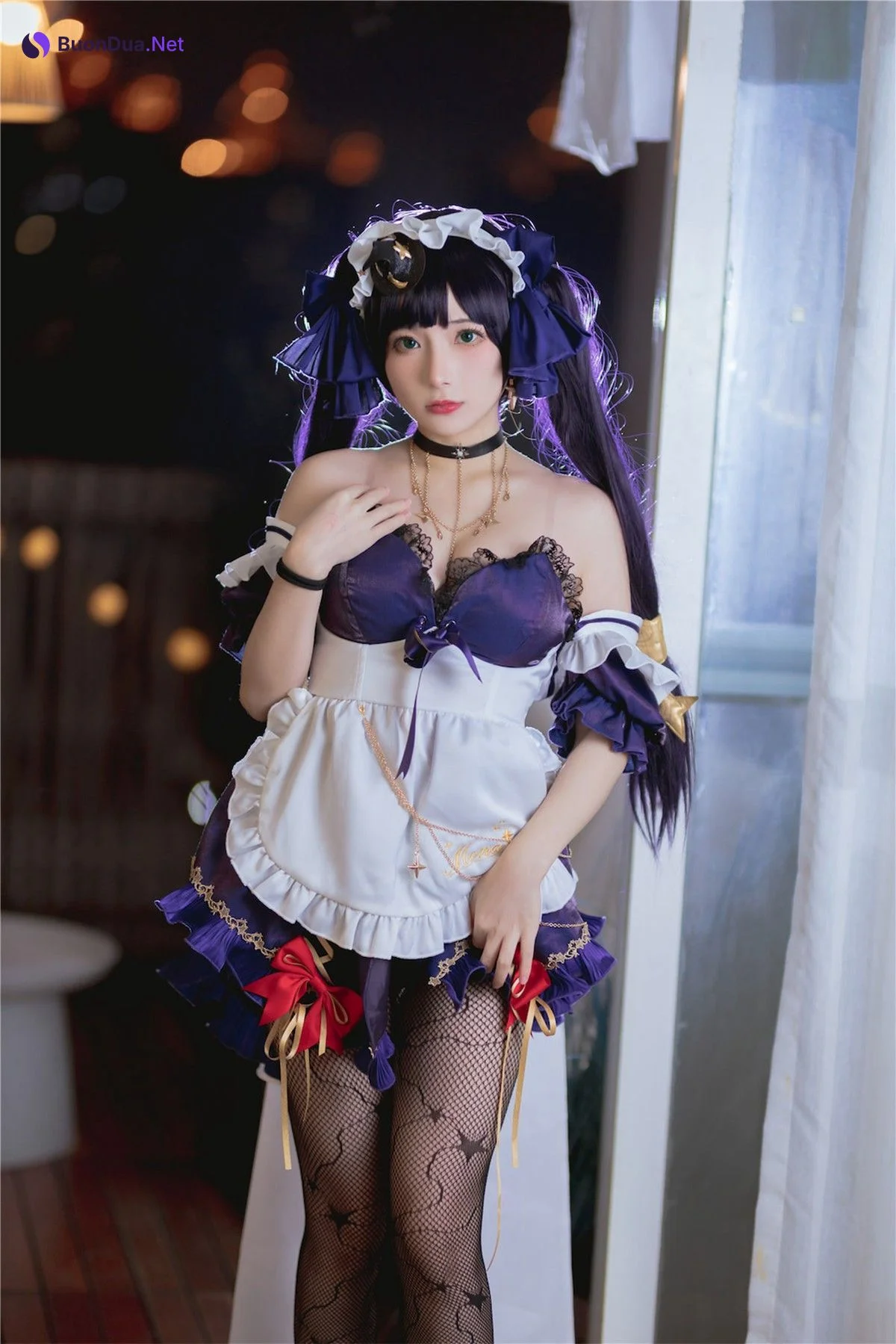 Cosplay 是三不是世 原神莫娜女仆 - Photo 5