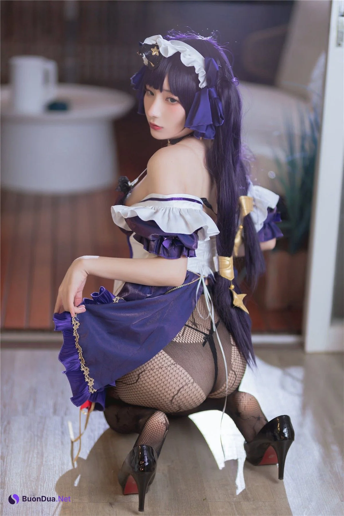 Cosplay 是三不是世 原神莫娜女仆 - Photo 7