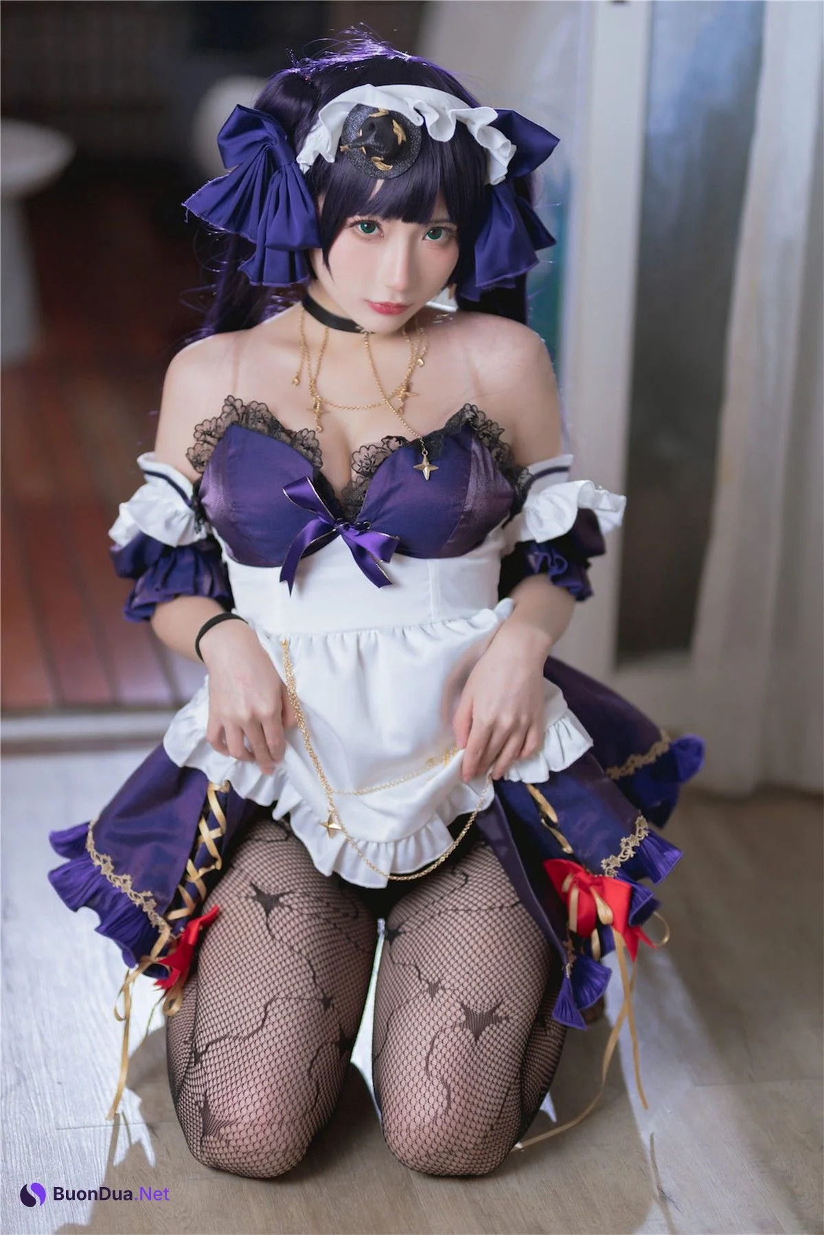 Cosplay 是三不是世 原神莫娜女仆 - Photo 8