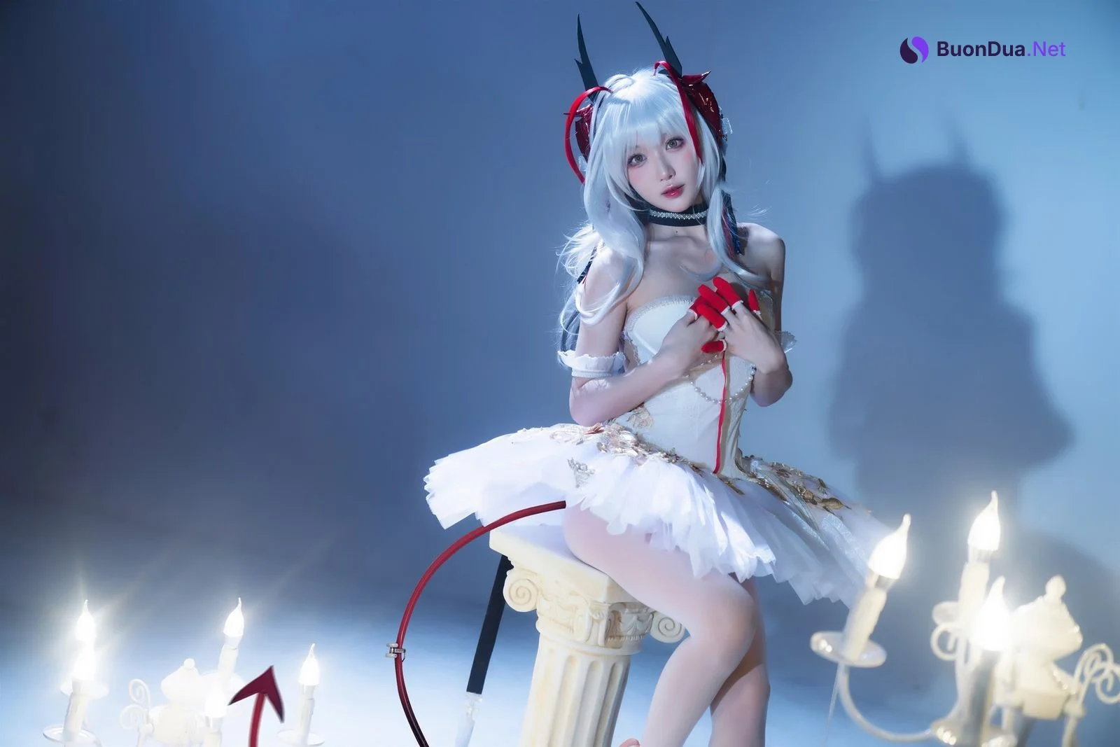 Cosplay 阿包也是兔娘 明日方舟 芭蕾 - Photo 12