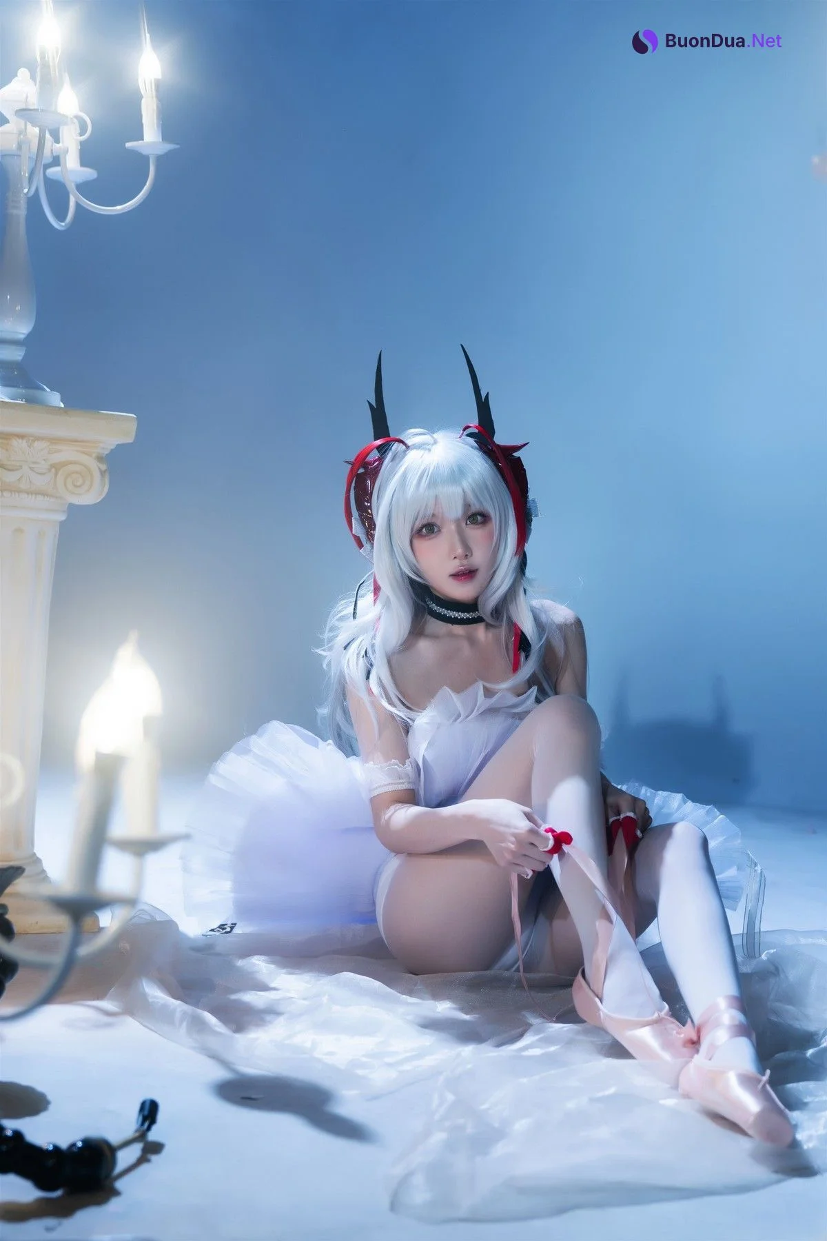 Cosplay 阿包也是兔娘 明日方舟 芭蕾 - Photo 6