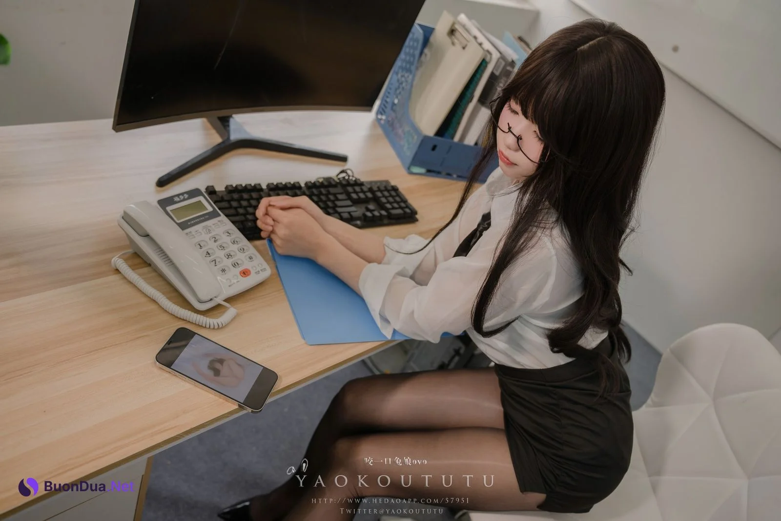 Cosplay 黏黏团子兔 老板发现的秘密 - Photo 14