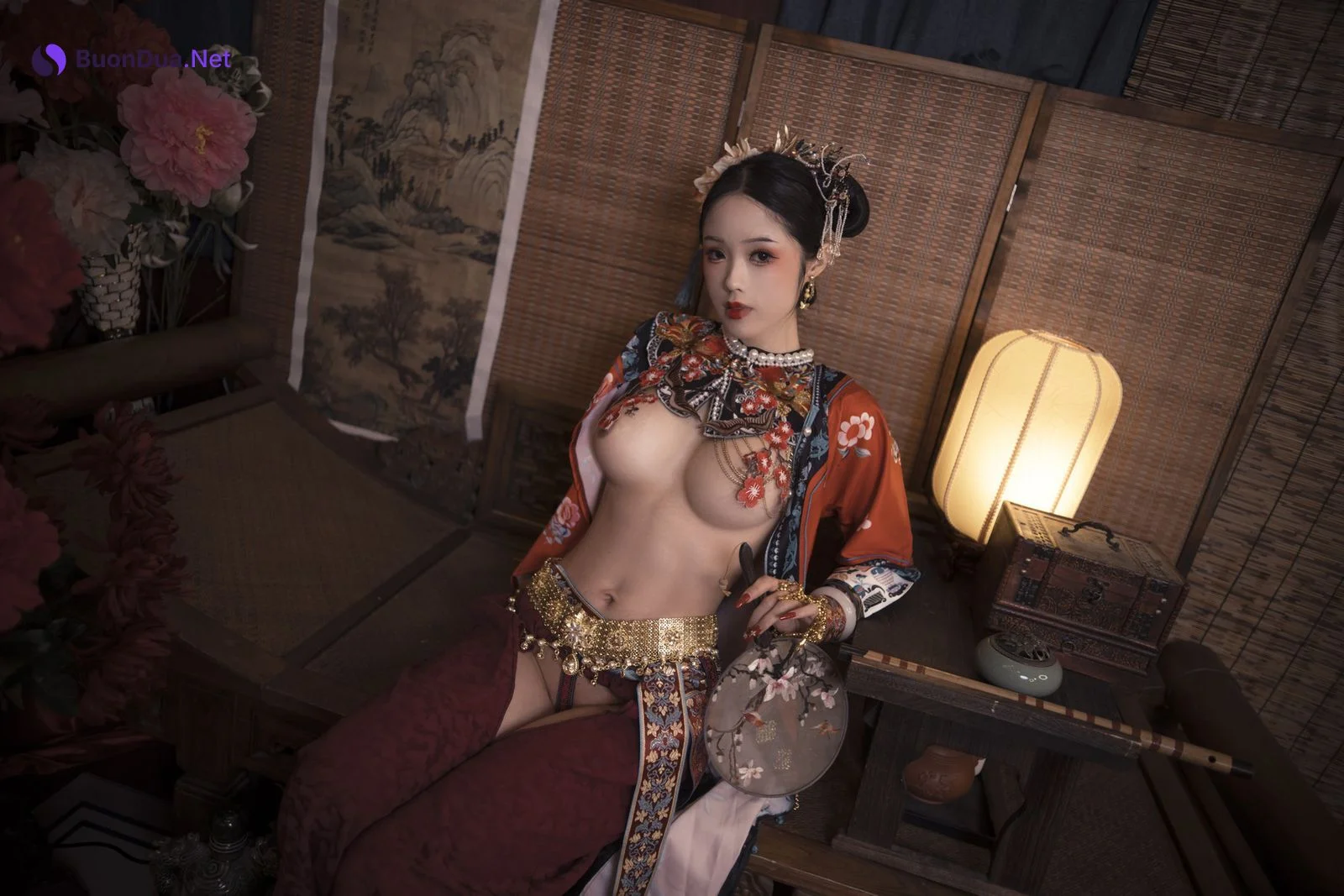 Cosplay 钛合金大粑粑 满清服饰 - Photo 13