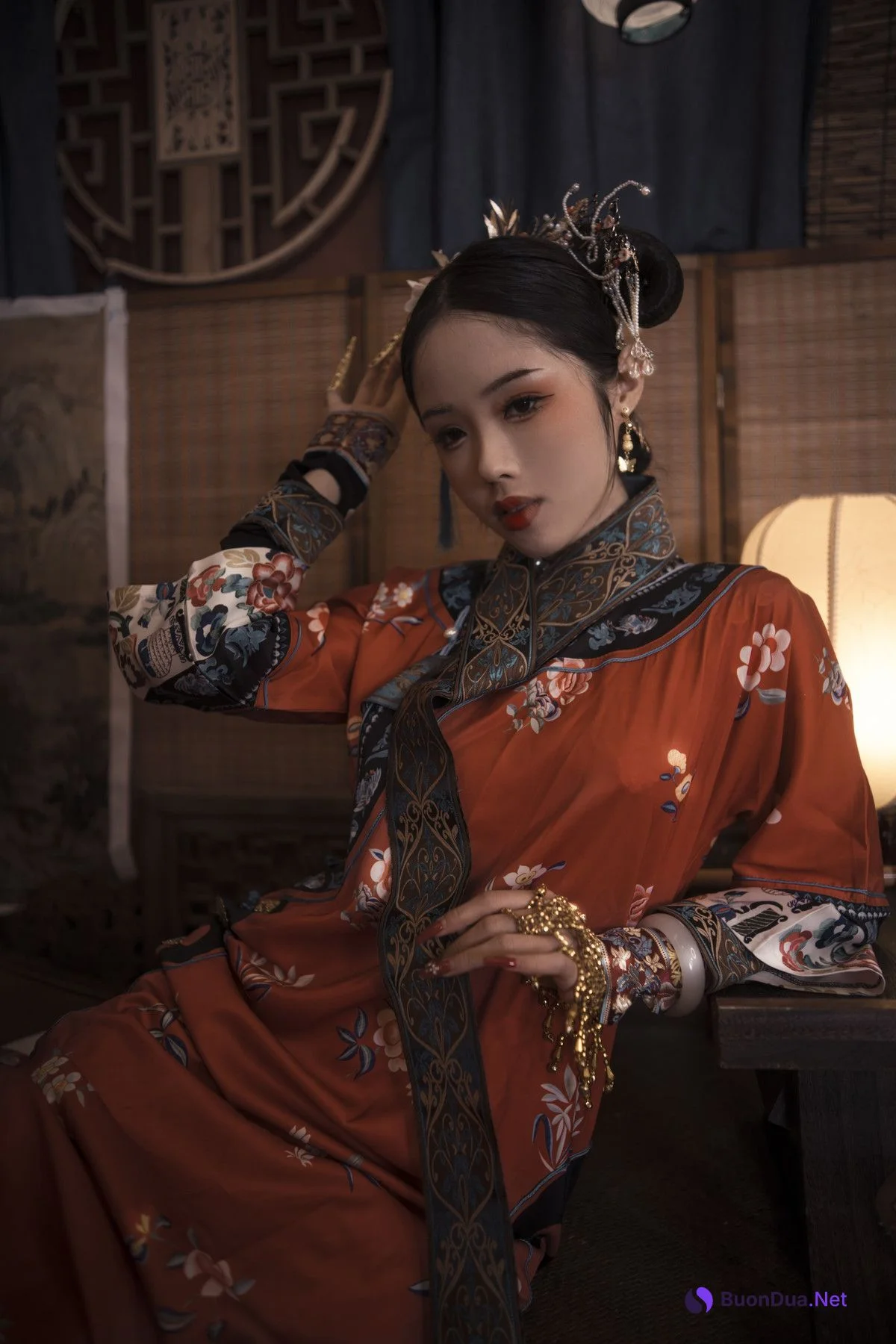 Cosplay 钛合金大粑粑 满清服饰 - Photo 3