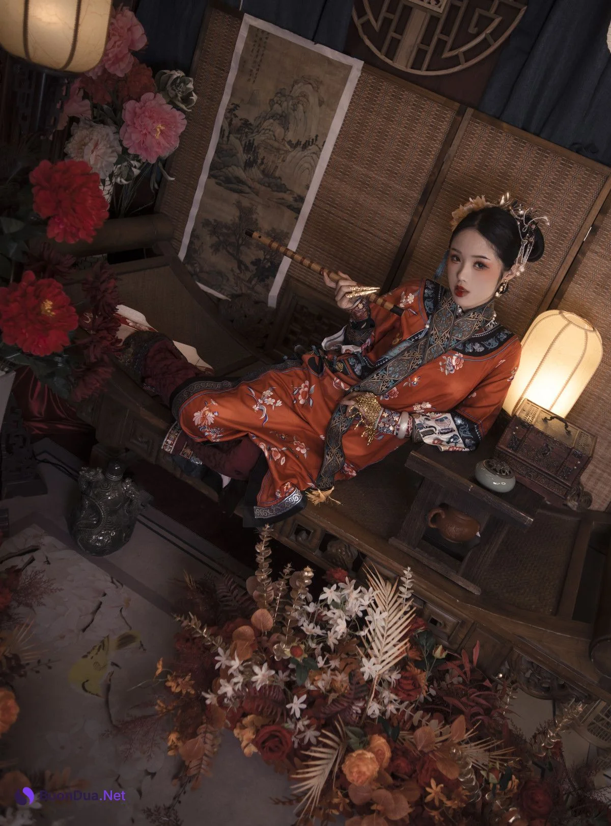 Cosplay 钛合金大粑粑 满清服饰 - Photo 6