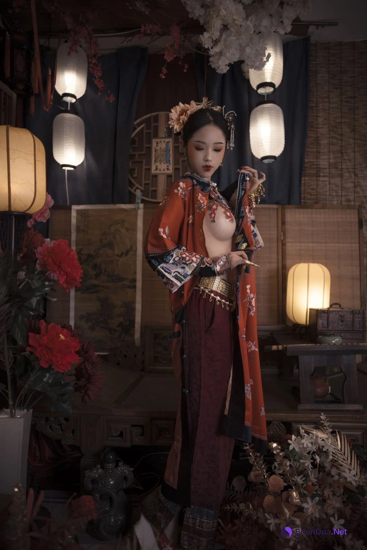 Cosplay 钛合金大粑粑 满清服饰 - Photo 9