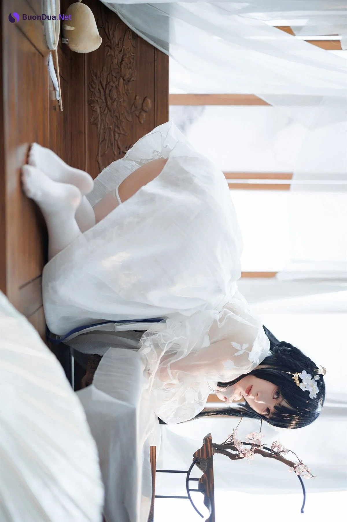 Cosplay 樱落酱 逸仙 膏发凝脂 - Photo 12