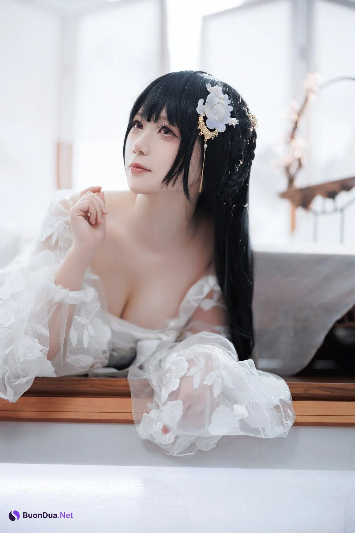 Cosplay 樱落酱 逸仙 膏发凝脂 - Photo 18