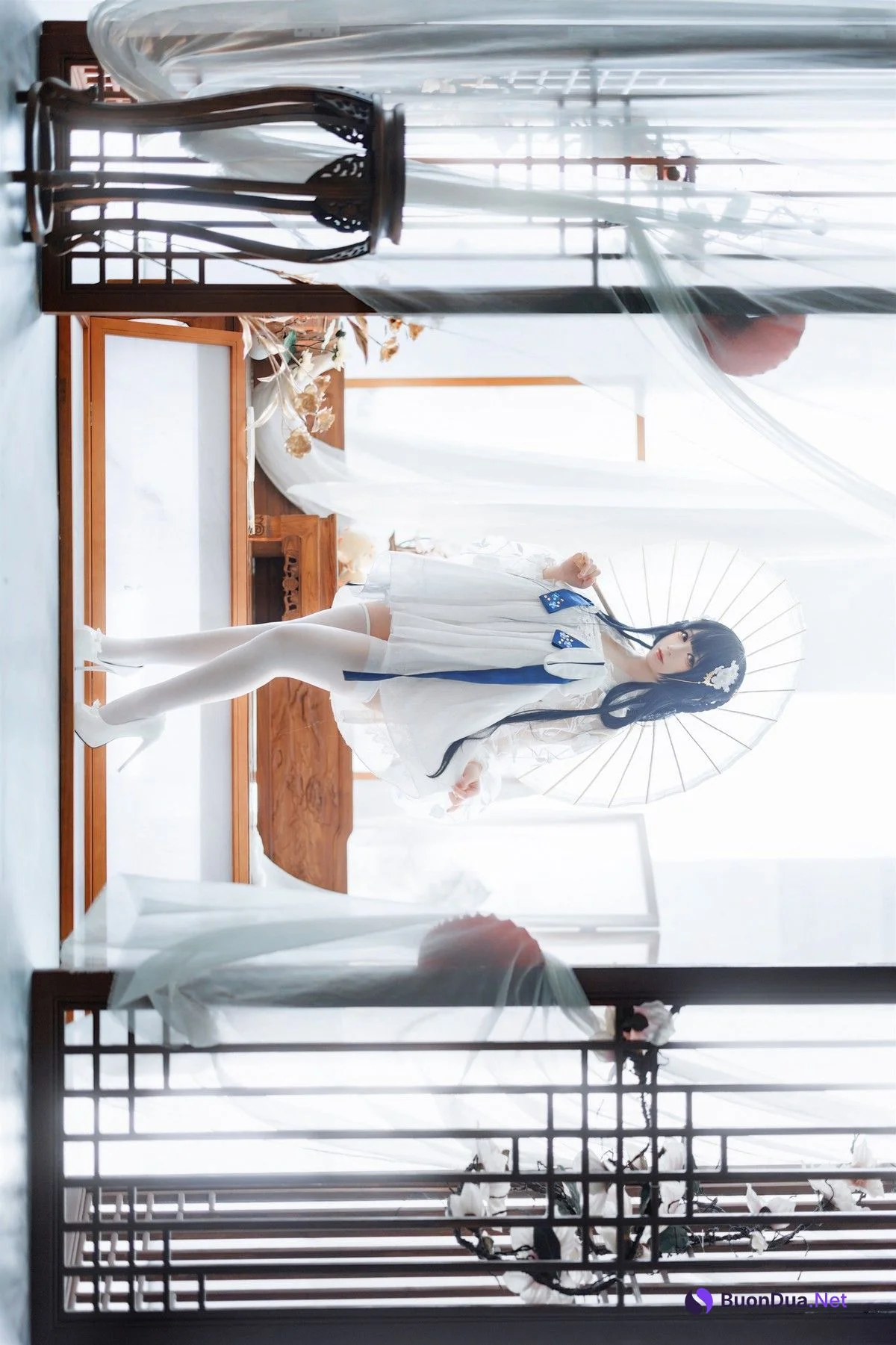 Cosplay 樱落酱 逸仙 膏发凝脂 - Photo 2