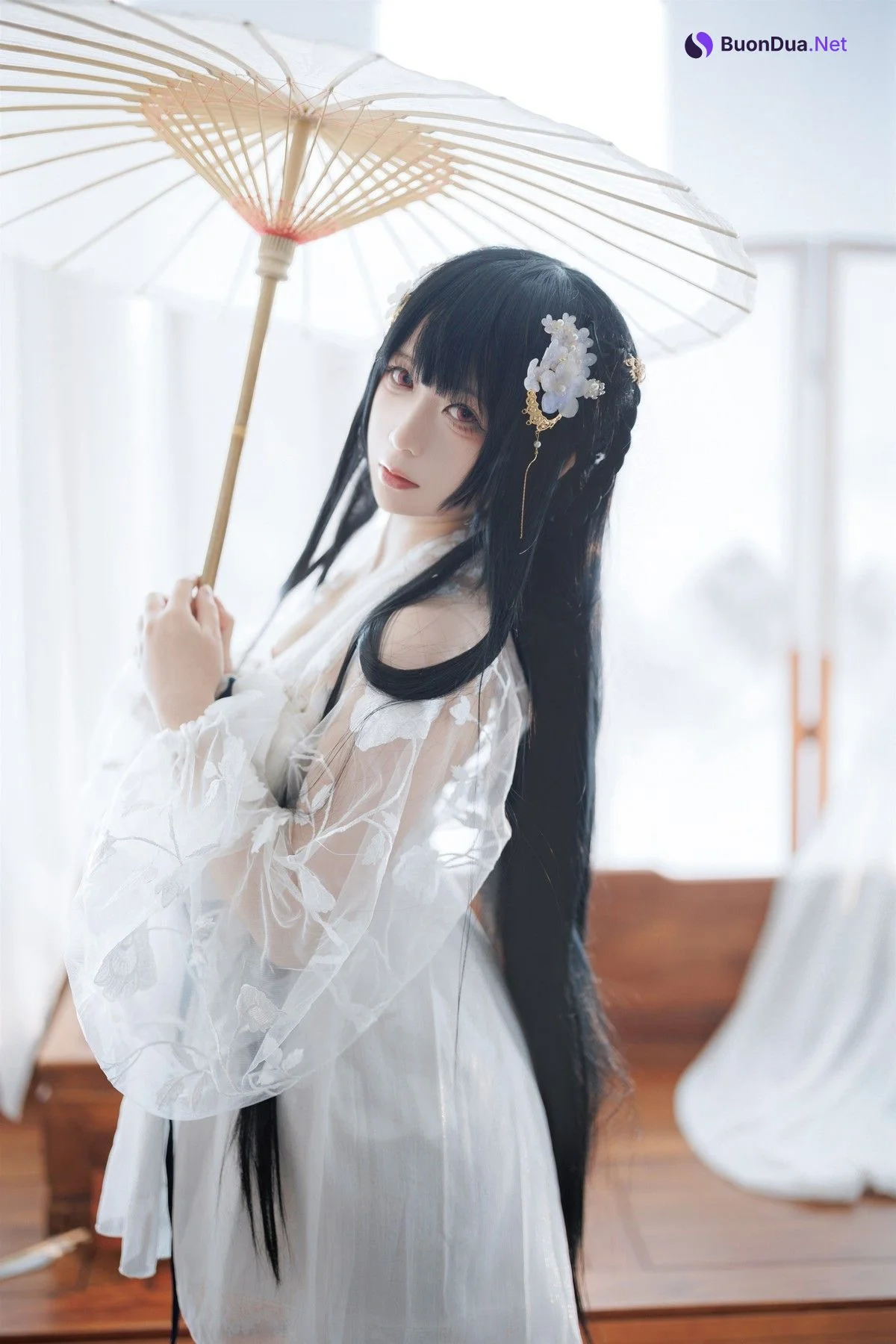 Cosplay 樱落酱 逸仙 膏发凝脂 - Photo 3