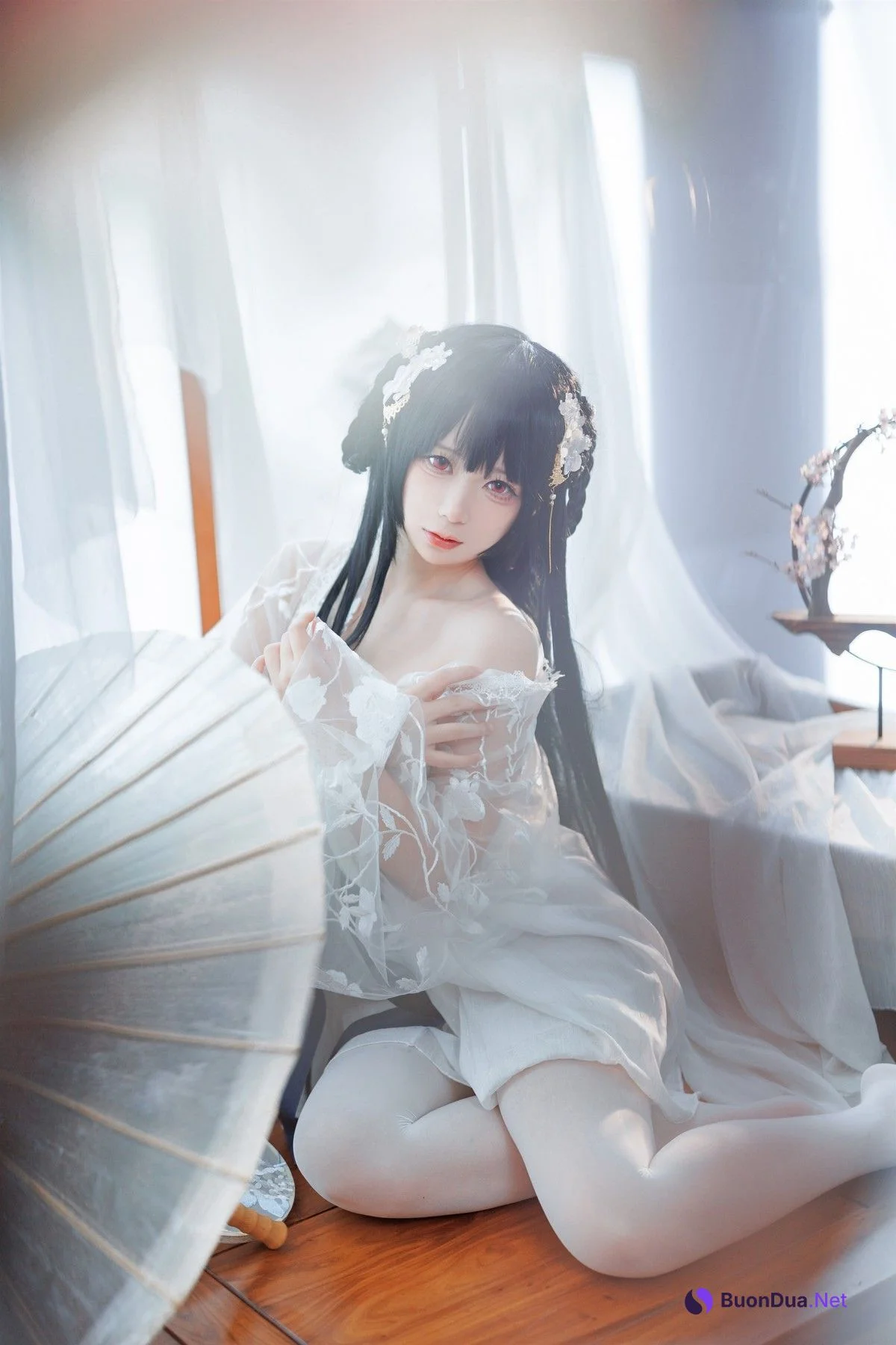Cosplay 樱落酱 逸仙 膏发凝脂 - Photo 5