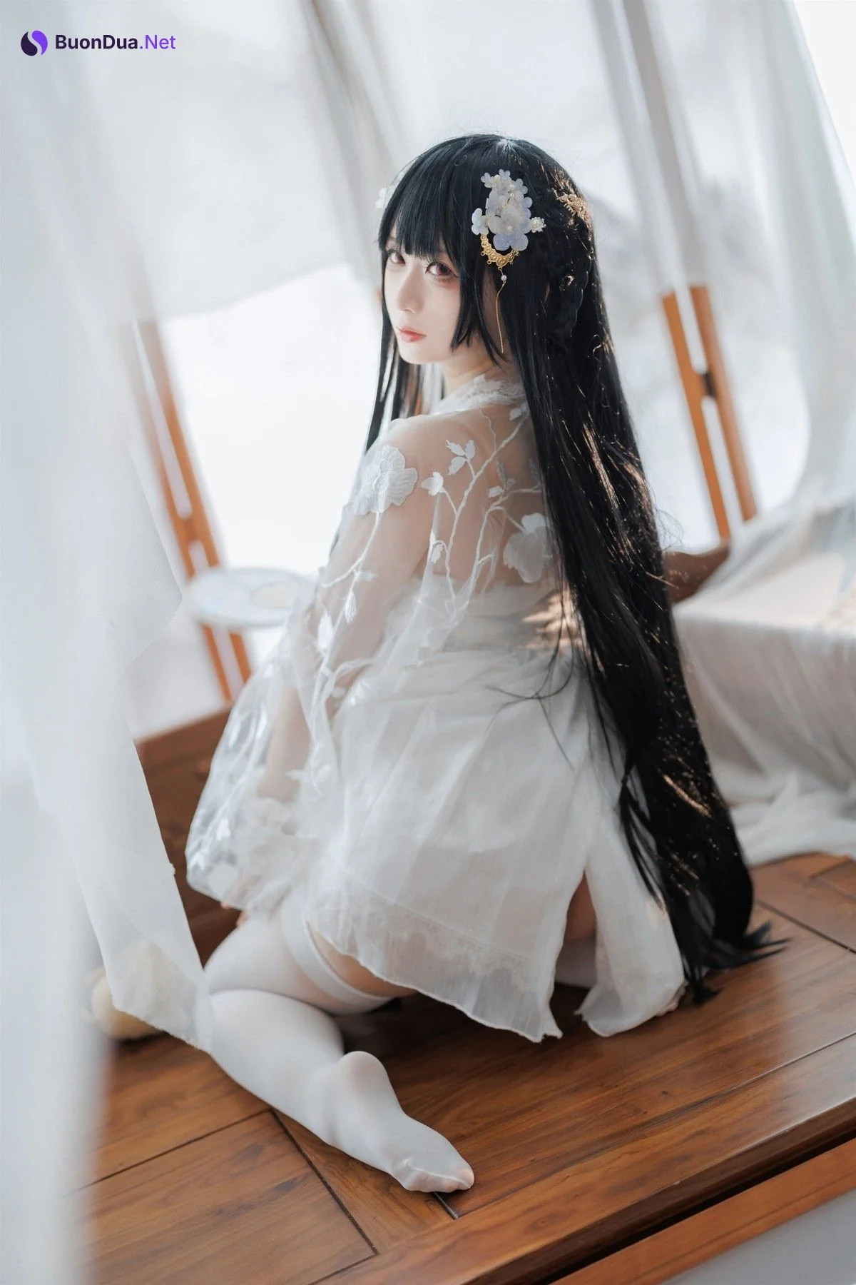 Cosplay 樱落酱 逸仙 膏发凝脂 - Photo 7
