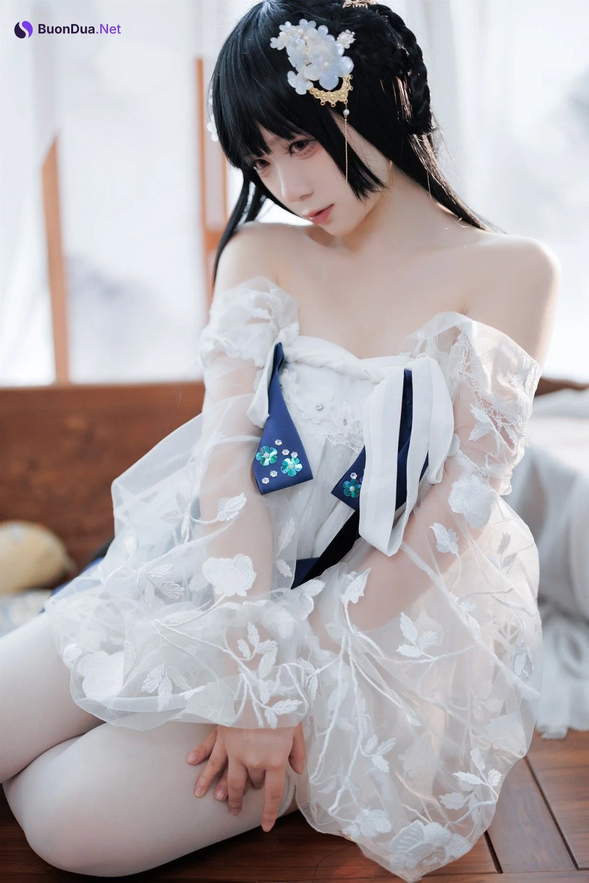 Cosplay 樱落酱 逸仙 膏发凝脂 - Photo 9