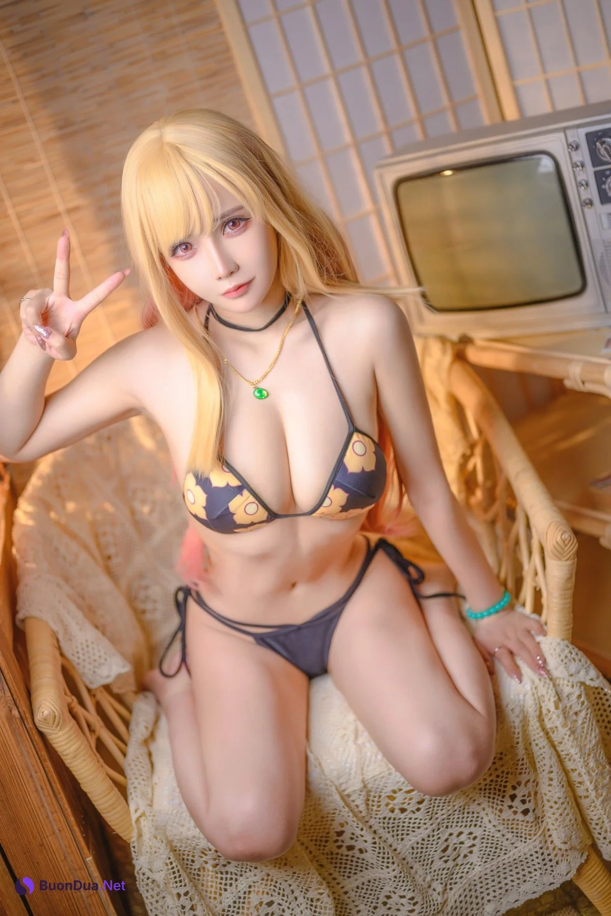 抱走莫子 Cosplay 喜多川泳装 - Photo 7