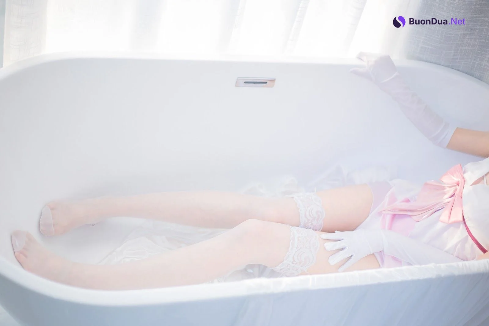 Cosplay 宮本桜 加藤惠浴室 - Photo 11