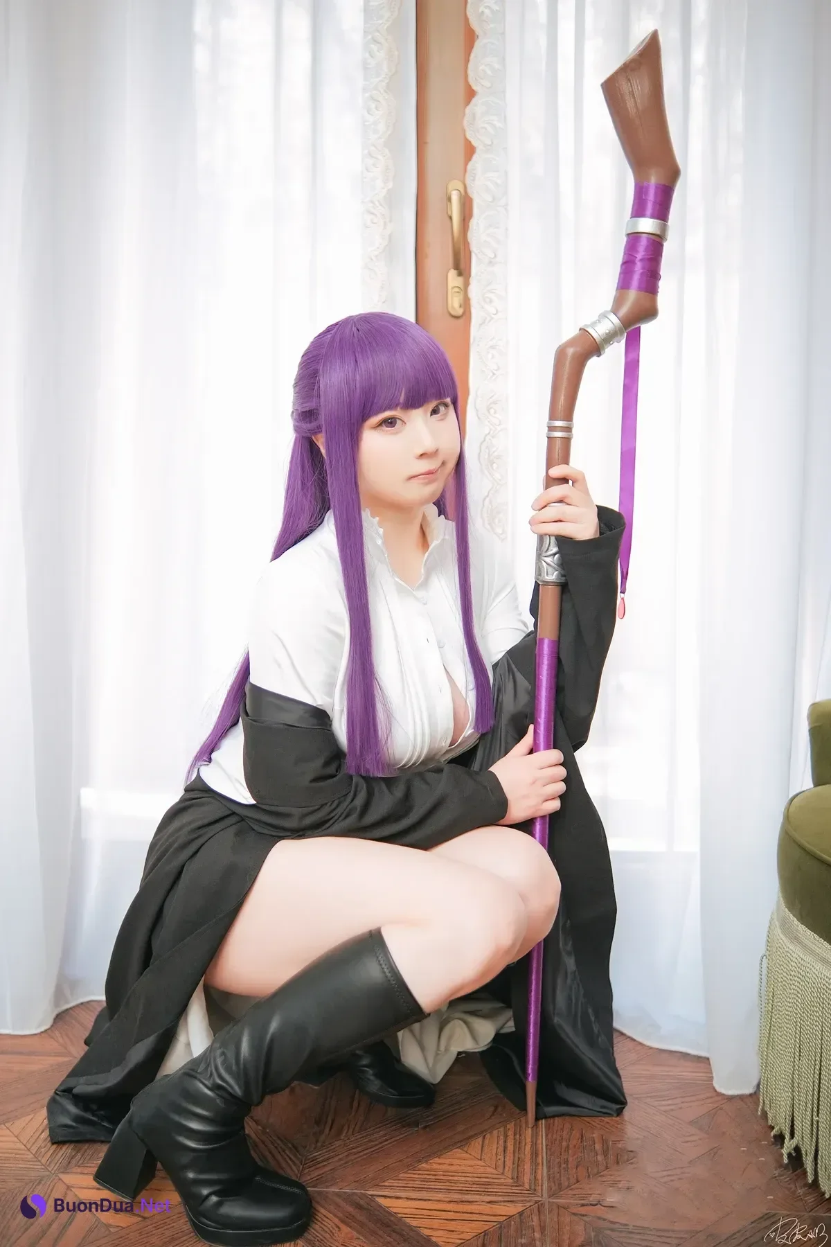 Cosplay 皮皮奶可可爱了啦 – 葬送的芙莉莲 菲伦 - Photo 17