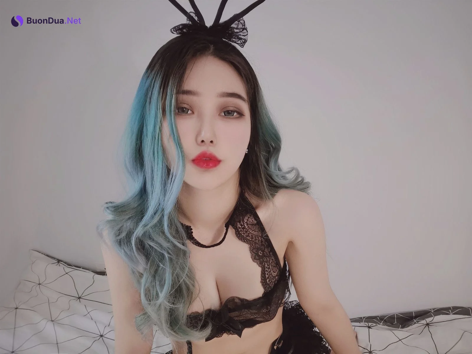 Cosplay eloise软软 小粉盒黑兔子 - Photo 17