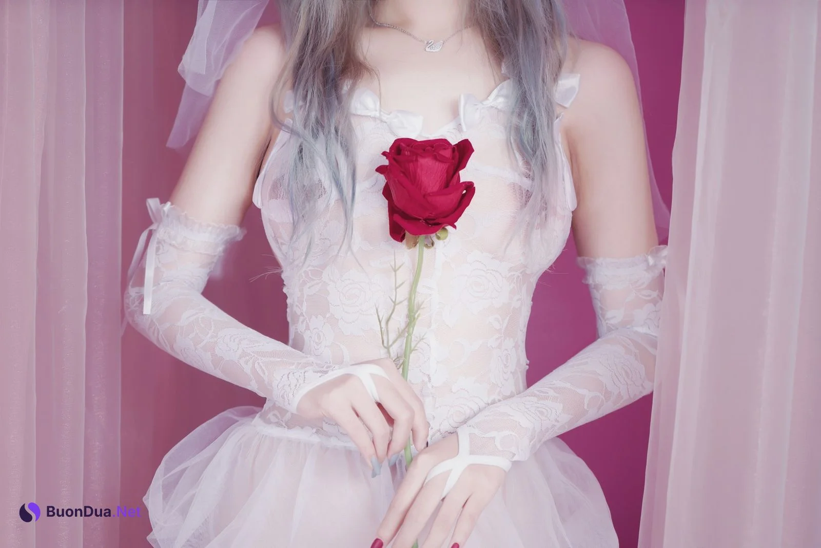 Cosplay eloise软软 入水蕾丝 - Photo 3