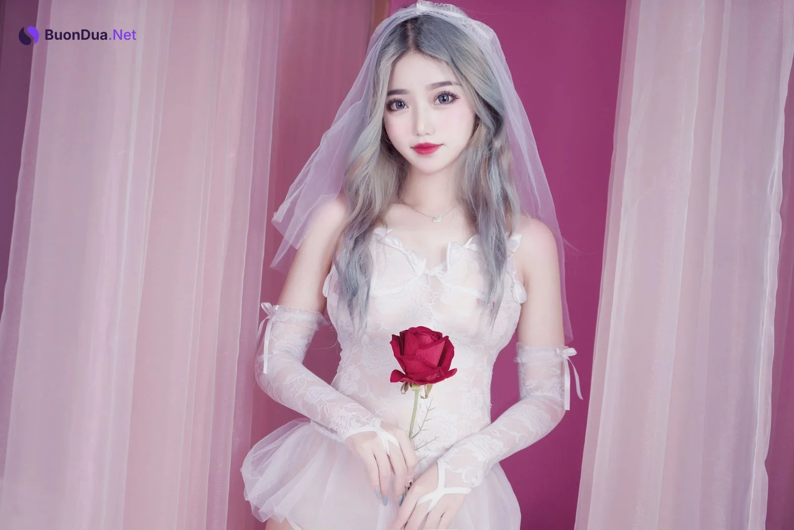Cosplay eloise软软 入水蕾丝 - Photo 4