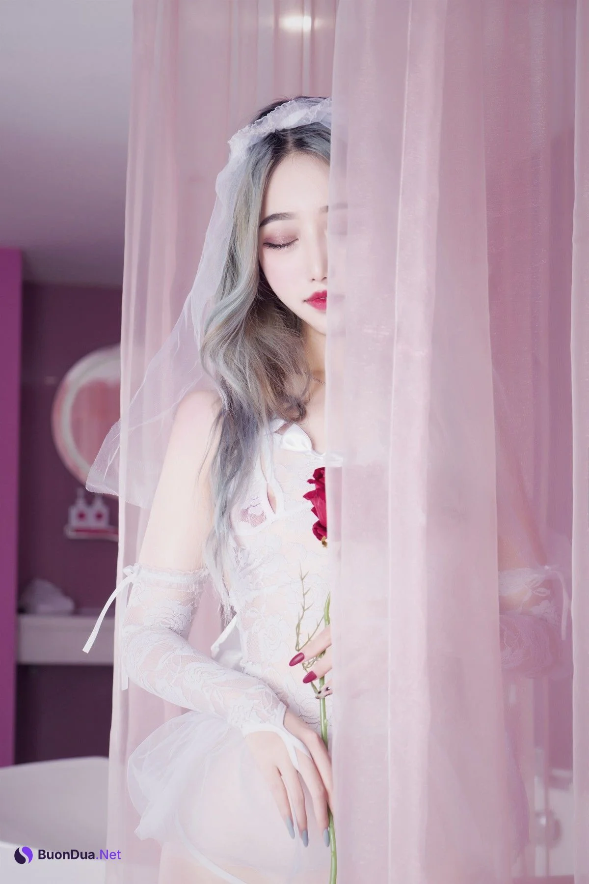 Cosplay eloise软软 入水蕾丝 - Photo 6