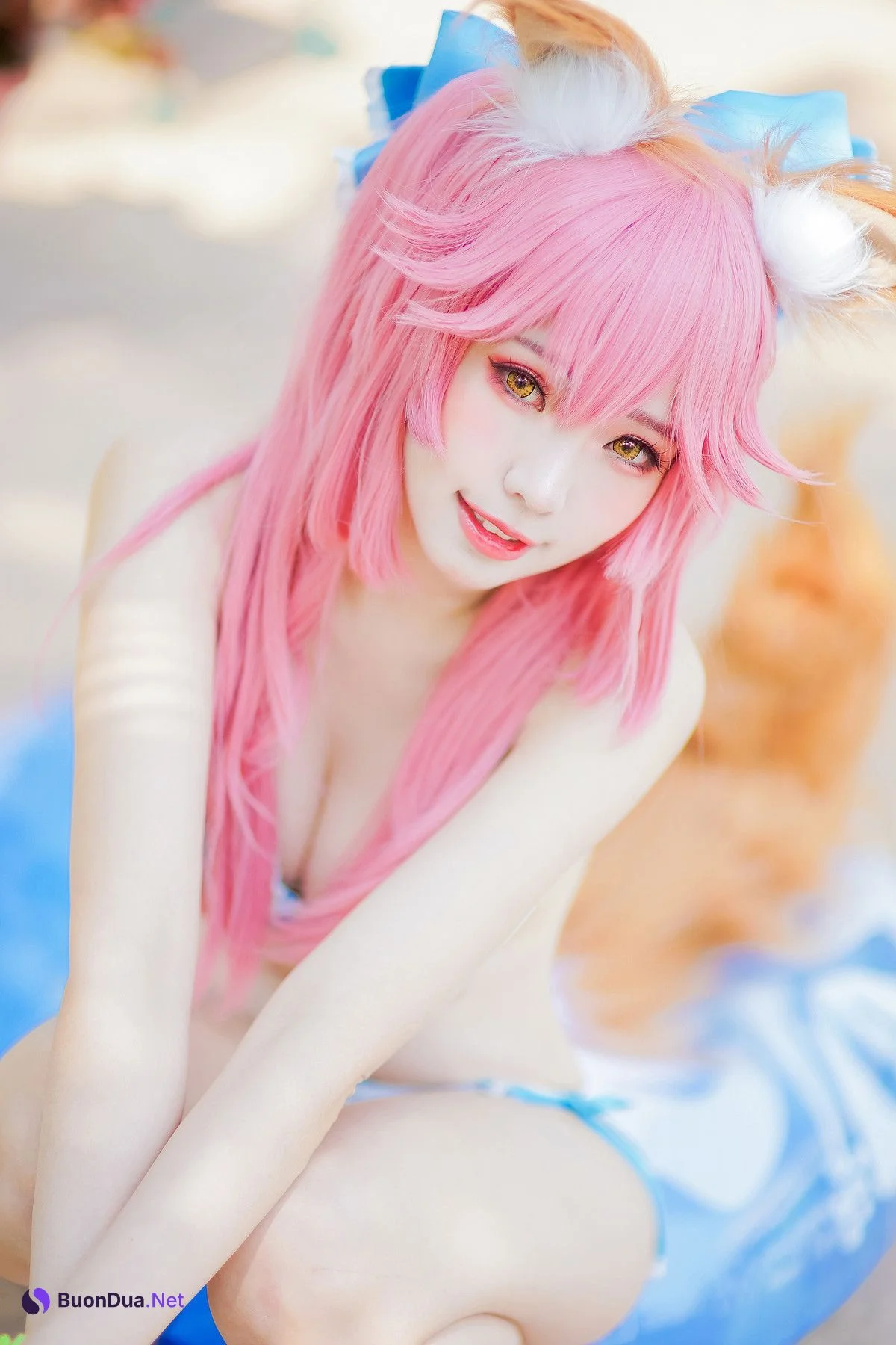 Cosplay ElyEE子 玉藻前泳池 - 写真 17