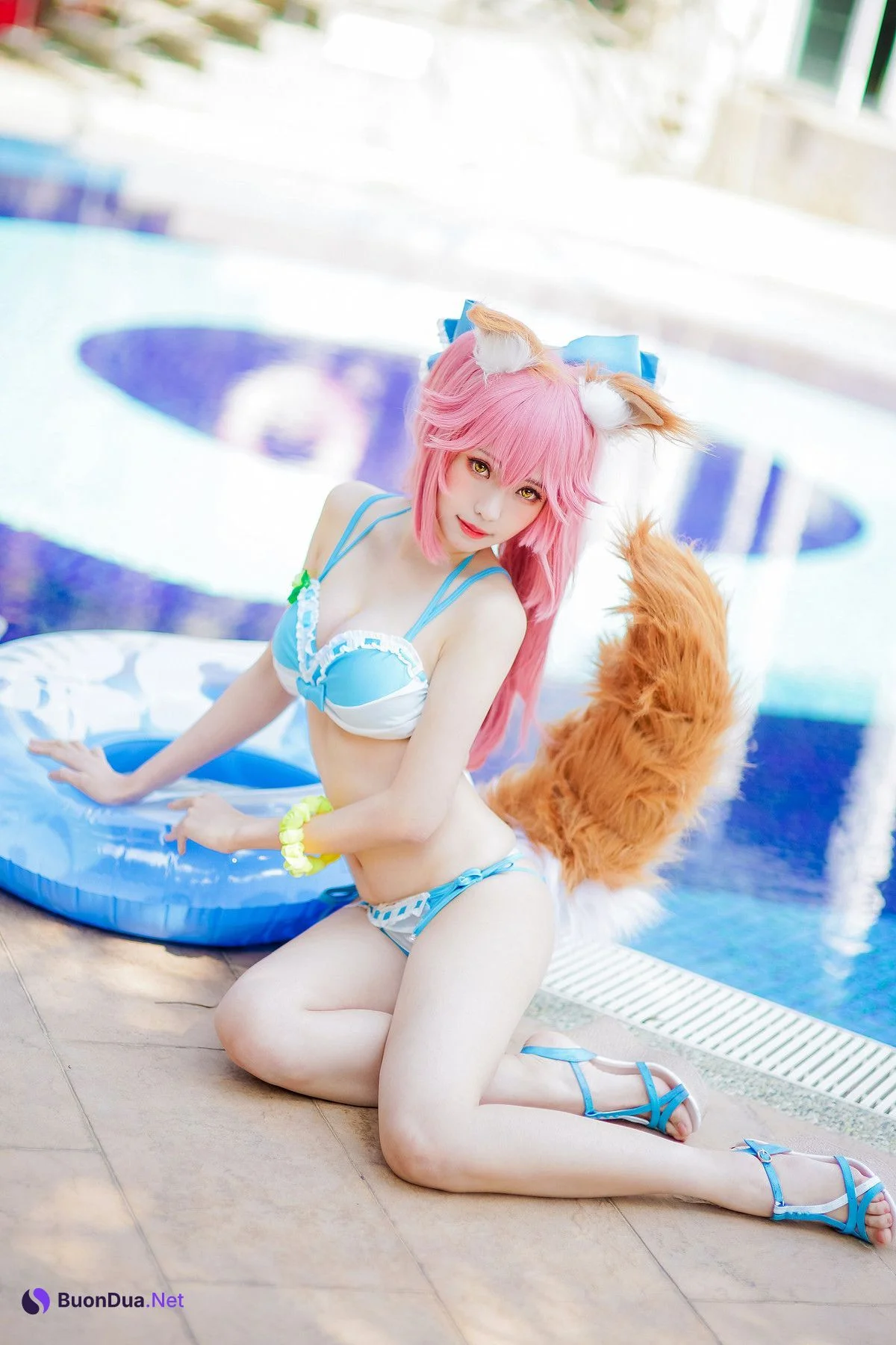 Cosplay ElyEE子 玉藻前泳池 - 写真 18