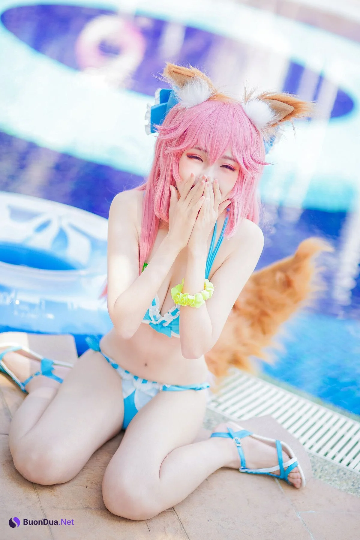 Cosplay ElyEE子 玉藻前泳池 - 写真 20