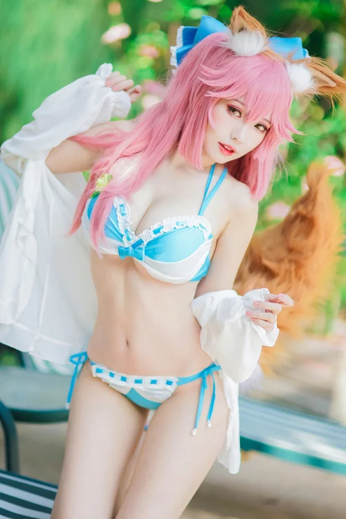 Cosplay ElyEE子 玉藻前泳池