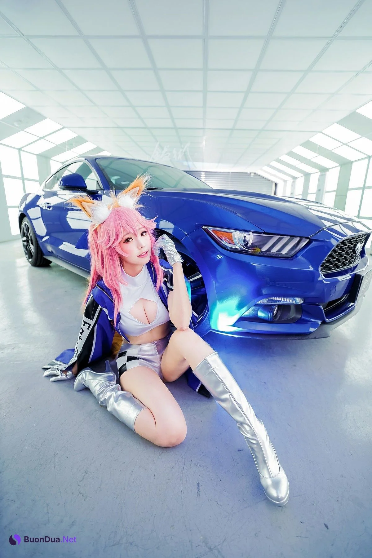 Cosplay ElyEE子 玉藻前赛车 - Photo 11