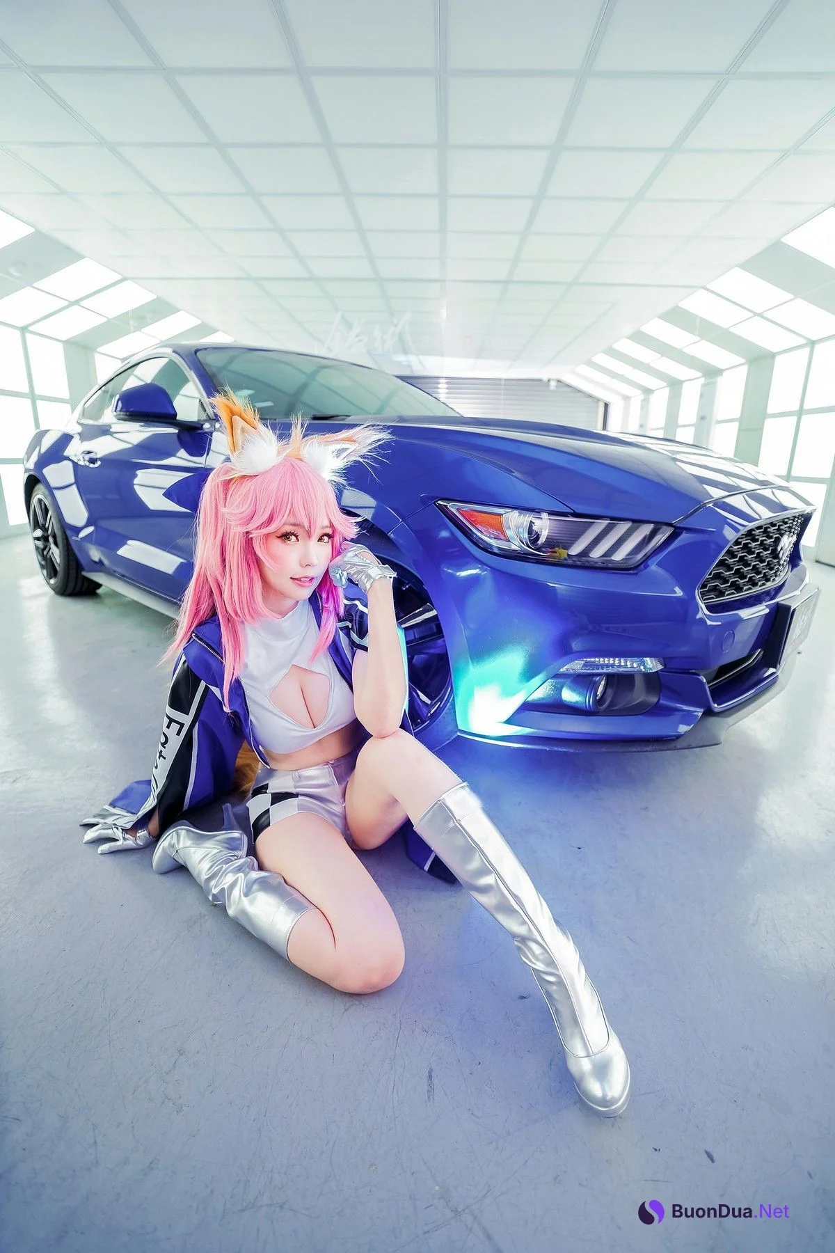 Cosplay ElyEE子 玉藻前赛车 - Photo 13
