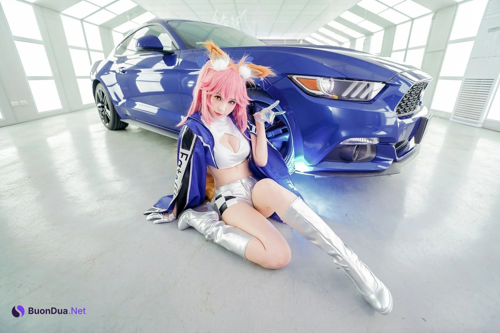 Cosplay ElyEE子 玉藻前赛车 - Photo 14