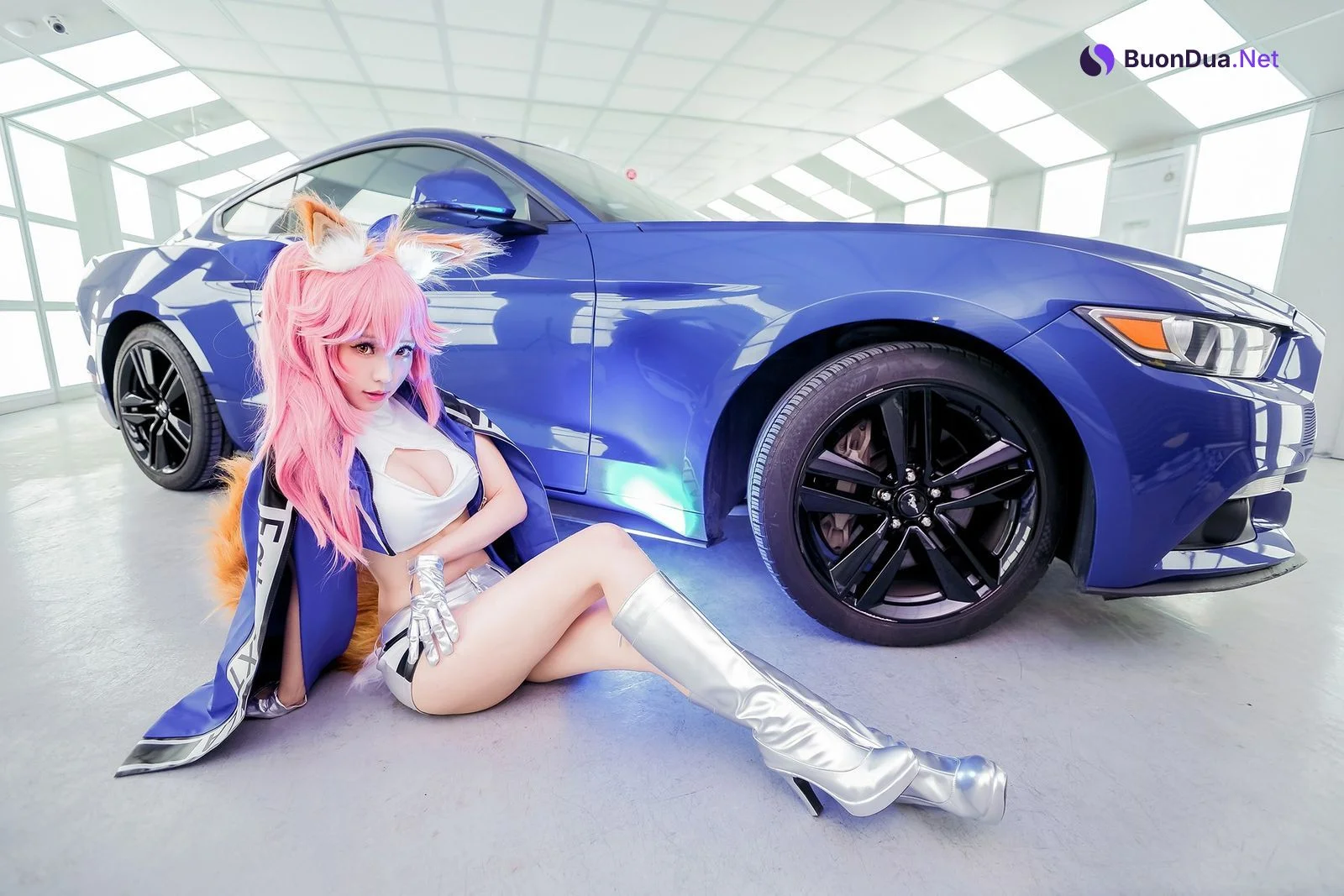 Cosplay ElyEE子 玉藻前赛车 - Photo 15