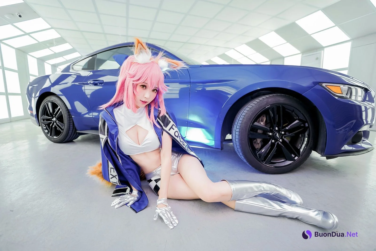 Cosplay ElyEE子 玉藻前赛车 - Photo 16