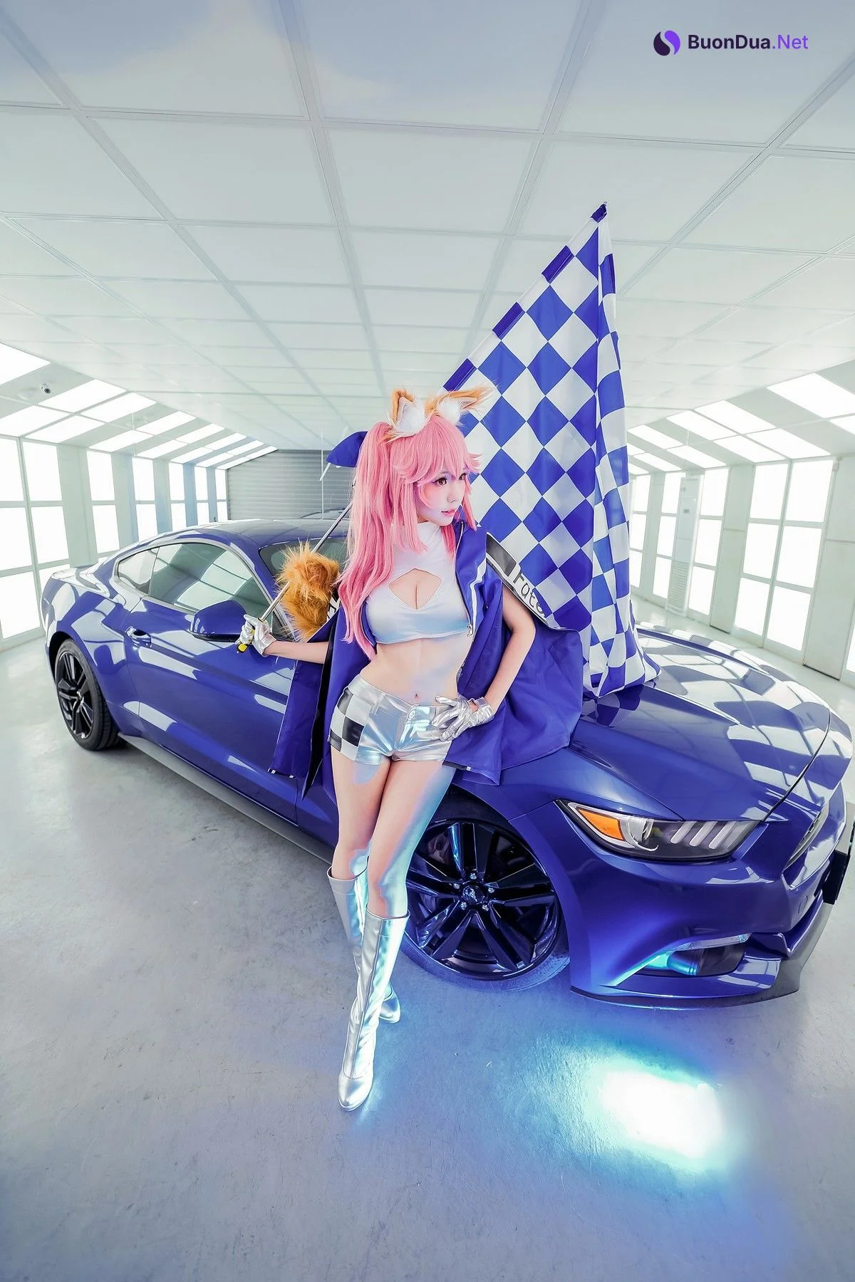 Cosplay ElyEE子 玉藻前赛车 - Photo 17