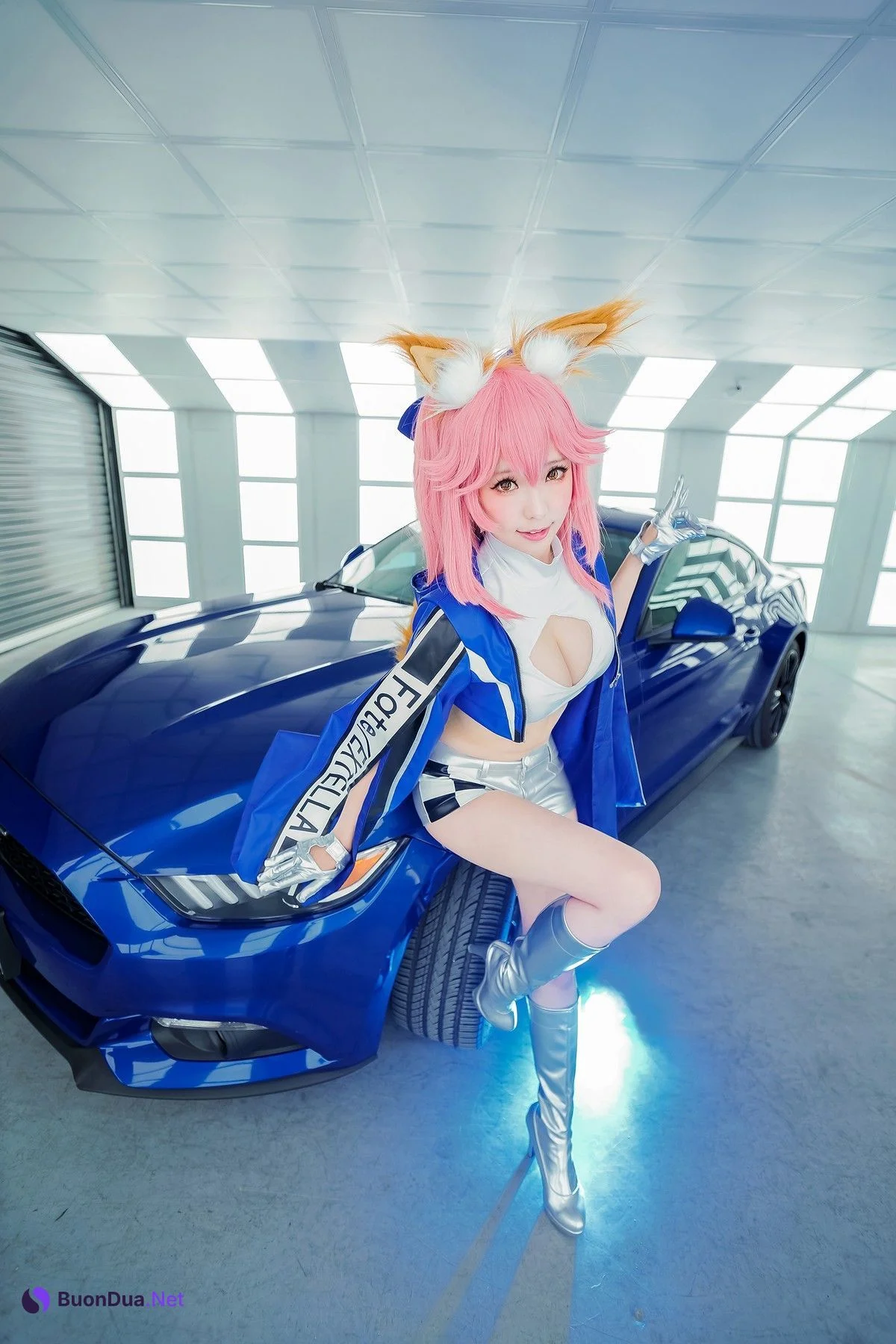 Cosplay ElyEE子 玉藻前赛车 - Photo 18