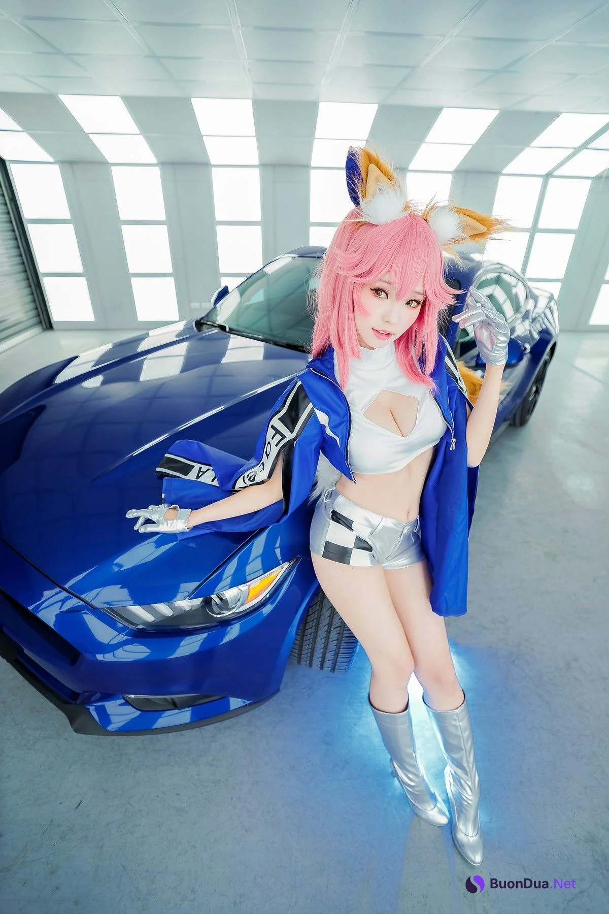 Cosplay ElyEE子 玉藻前赛车 - Photo 19