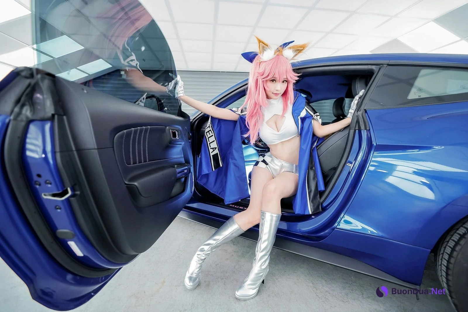 Cosplay ElyEE子 玉藻前赛车 - Photo 4