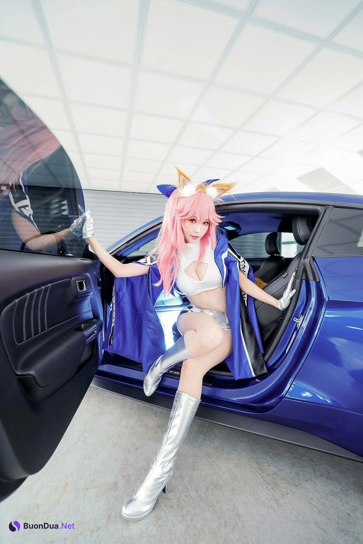 Cosplay ElyEE子 玉藻前赛车 - Photo 5