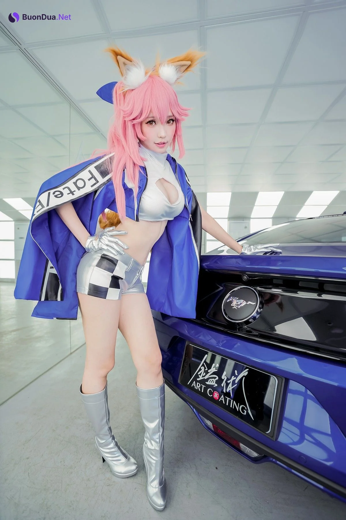 Cosplay ElyEE子 玉藻前赛车 - Photo 9