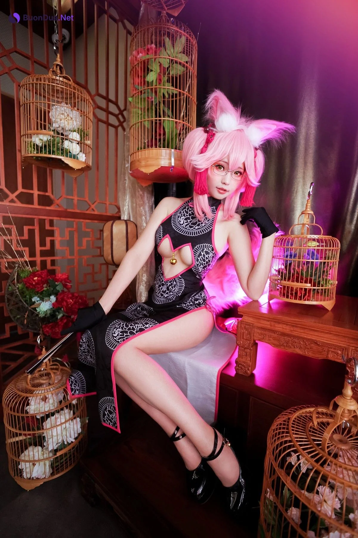 Cosplay ElyEE子 玉藻前旗袍 - รูปภาพ 8
