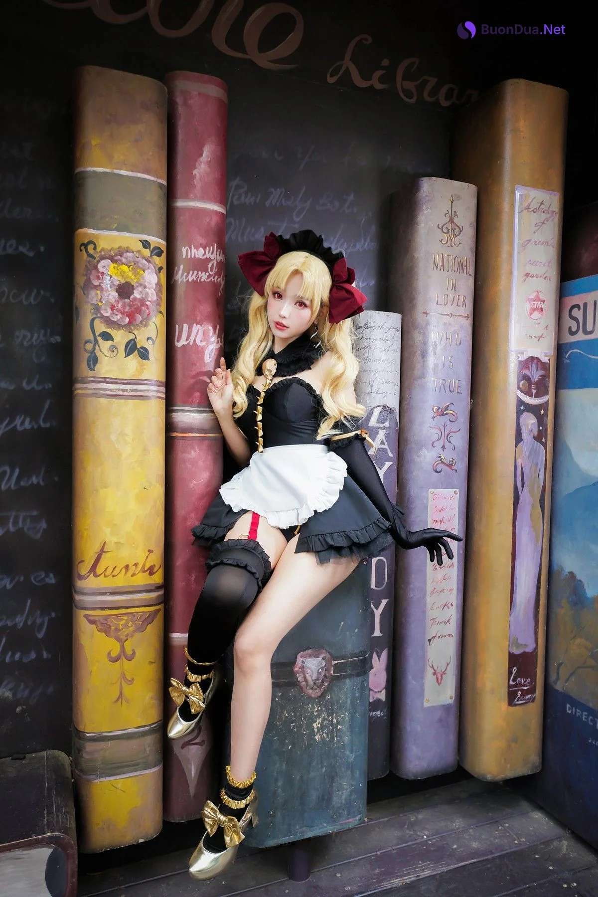 Cosplay ElyEE子 远坂凛 女仆 - 写真 10