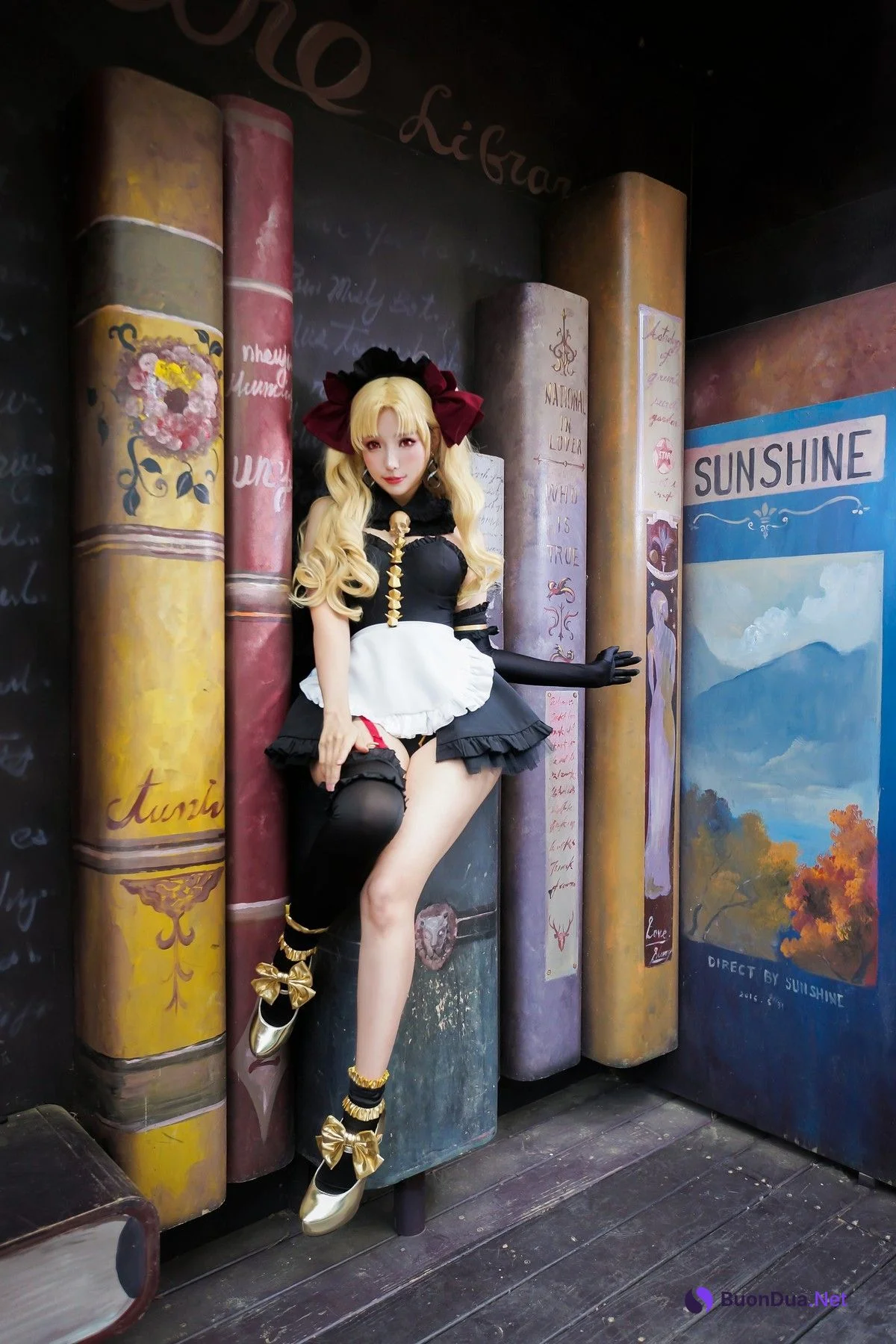 Cosplay ElyEE子 远坂凛 女仆 - 写真 11