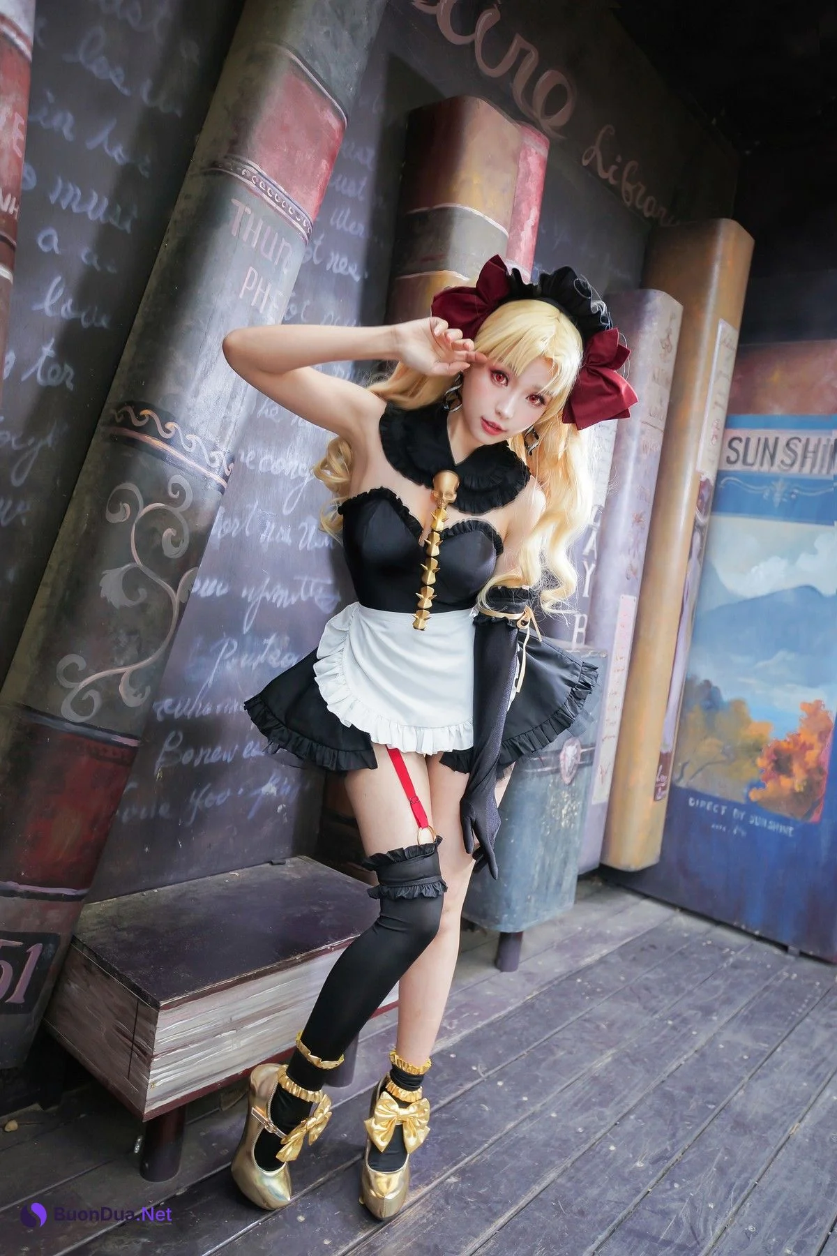 Cosplay ElyEE子 远坂凛 女仆 - 写真 15