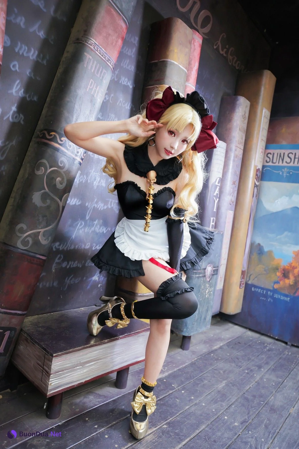Cosplay ElyEE子 远坂凛 女仆 - 写真 16