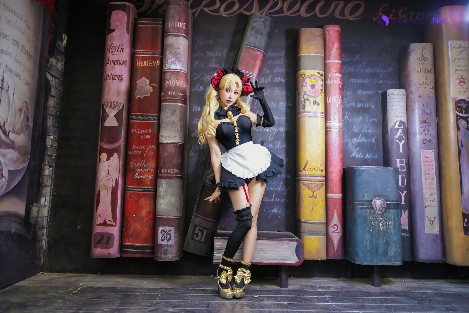 Cosplay ElyEE子 远坂凛 女仆 - 写真 18
